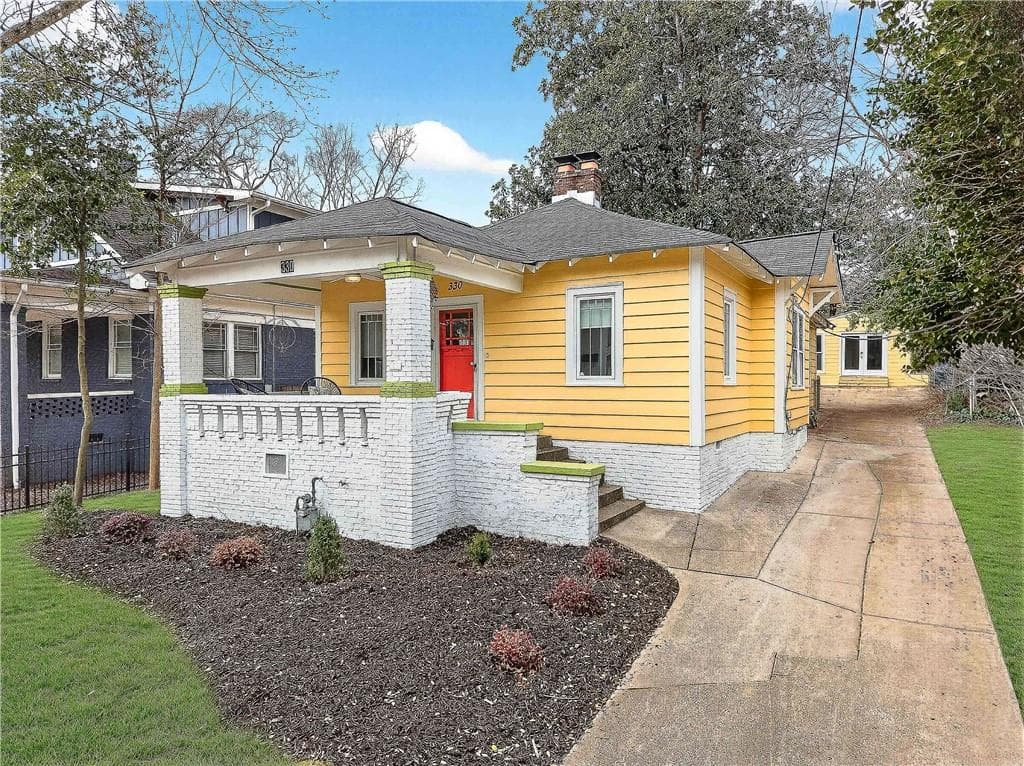2 bedroom, 2 bathroom, 1,302 sq ft single family residence sold at 330 Candler Street, Atlanta, GA 30307