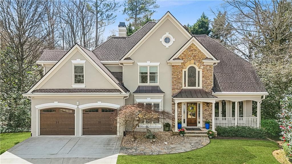 5 bedroom, 5 bathroom, 5,154 sq ft single family residence sold at 406 Spring House Cove, Atlanta, GA 30307