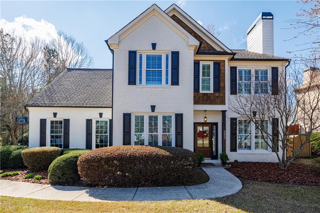 4 bedroom, 3 bathroom, 2,097 sq ft single family residence sold at 3055 Winston Terrace Court, Alpharetta, GA 30009