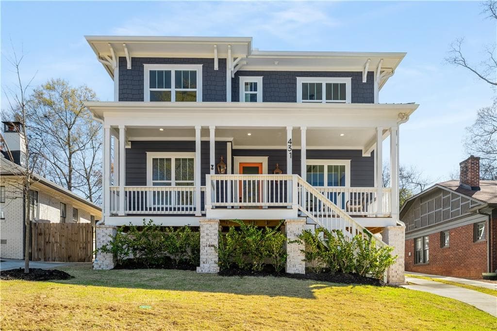 6 bedroom, 5 bathroom, 3,636 sq ft single family residence sold at 431 Clifton Road, Atlanta, GA 30307