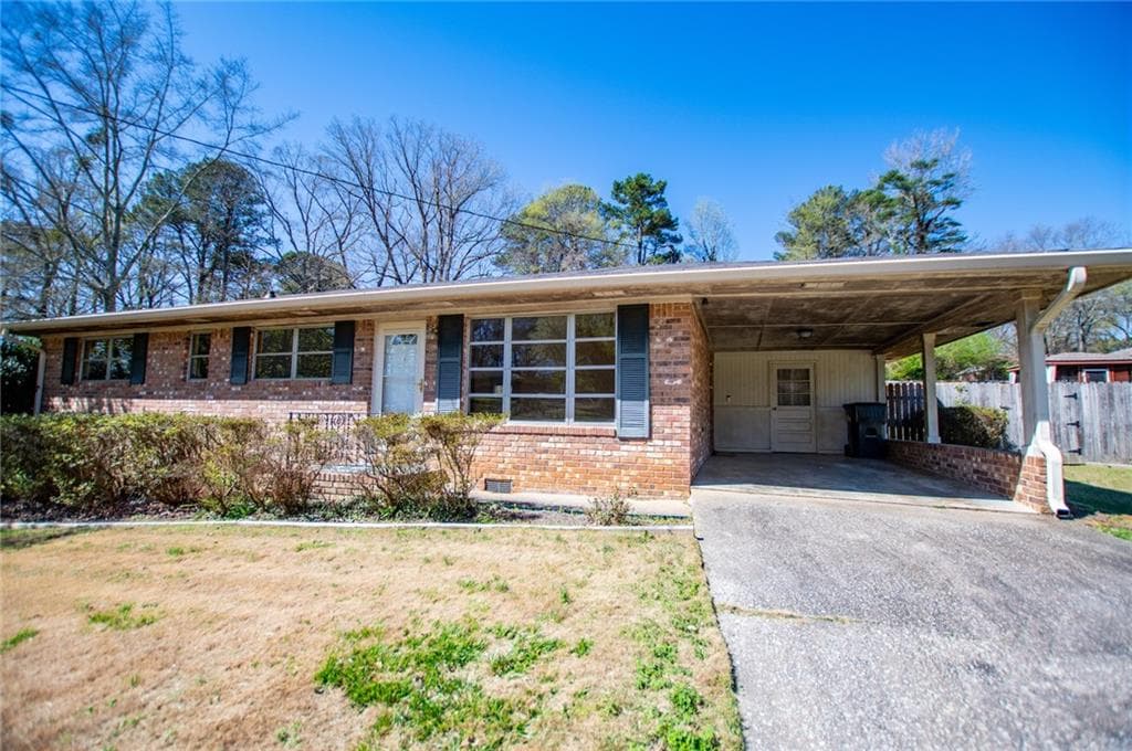 3 bedroom, 2 bathroom, 1,125 sq ft single family residence sold at 1675 Cherokee Boulevard, Douglasville, GA 30134