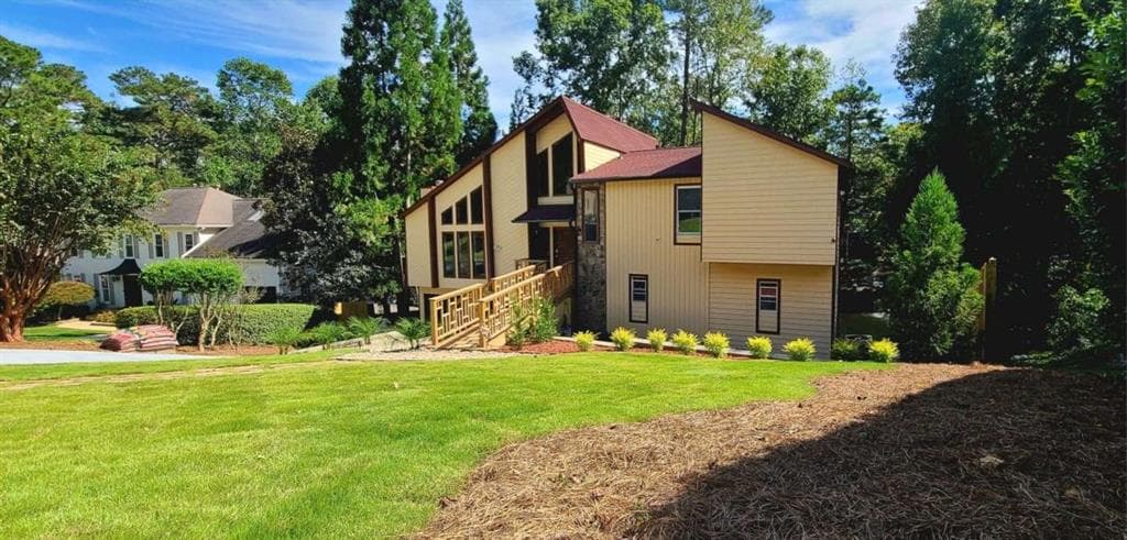 5 bedroom, 3 bathroom, 3,488 sq ft single family residence sold at 2696 Long Lake Terrace, Roswell, GA 30075