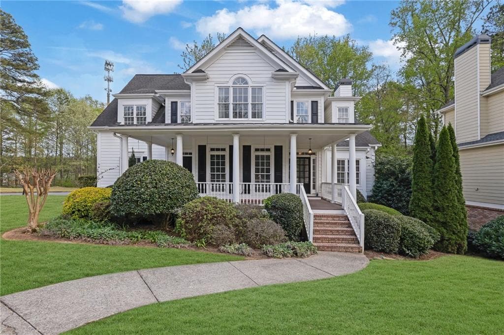 6 bedroom, 5 bathroom, 4,806 sq ft single family residence sold at 605 Southfield Place, Milton, GA 30004