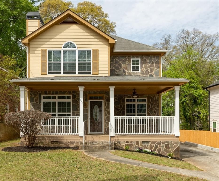 3 bedroom, 3 bathroom, 1,920 sq ft single family residence sold at 154 Hemphill School Road, Atlanta, GA 30331