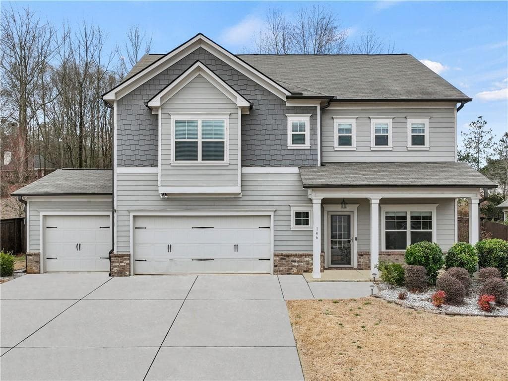 4 bedroom, 3 bathroom, 2,416 sq ft single family residence sold at 146 Morris Creek Drive, Hoschton, GA 30548