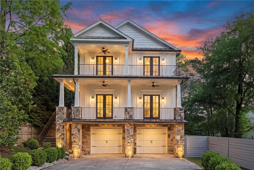 5 bedroom, 6 bathroom, 4,542 sq ft single family residence sold at 1444 Etowah Drive, Brookhaven, GA 30319