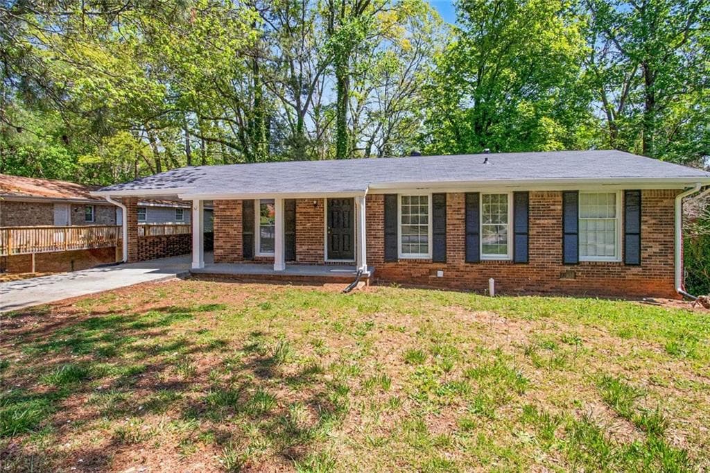 3 bedroom, 2 bathroom, 1,100 sq ft single family residence sold at 835 Pine Roc Drive, Stone Mountain, GA 30083