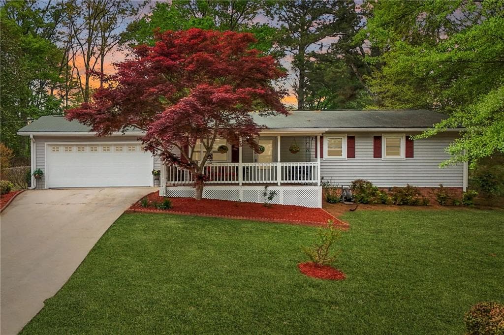 3 bedroom, 2 bathroom, 1,256 sq ft single family residence sold at 401 Pine Valley Road, Powder Springs, GA 30127