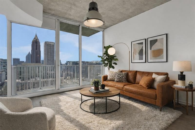 1 bedroom, 1 bathroom, 738 sq ft condominium sold at 860 Peachtree Street 2308, Atlanta, GA 30308