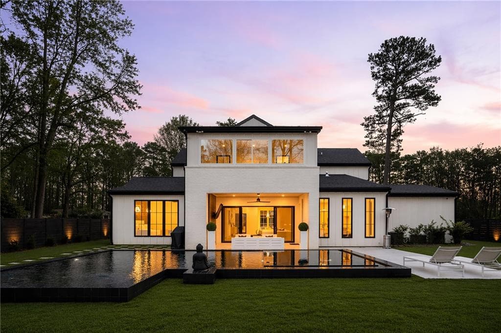 5 bedroom, 4 bathroom, 5,043 sq ft single family residence under contract at 185 Pebble Trail, Alpharetta, GA 30009