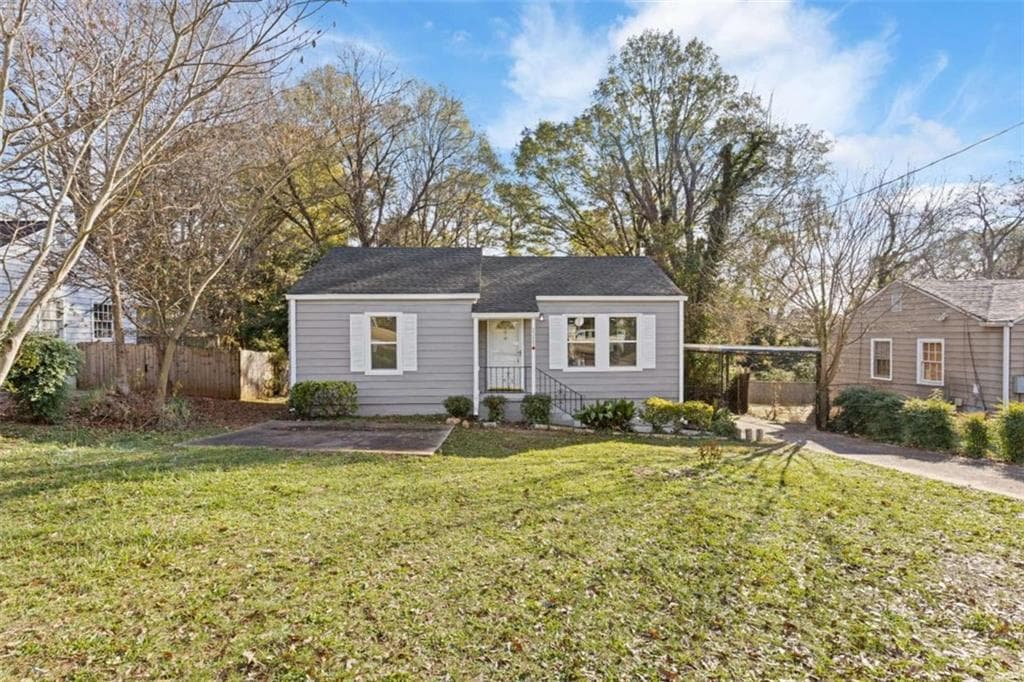 2 bedroom, 1 bathroom, 986 sq ft single family residence sold at 2355 Hillside Avenue, Decatur, GA 30032