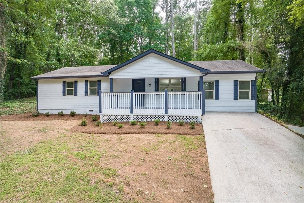 4 bedroom, 2 bathroom, 1,308 sq ft single family residence sold at 2915 Wilkes Plantation Way, Douglasville, GA 30135