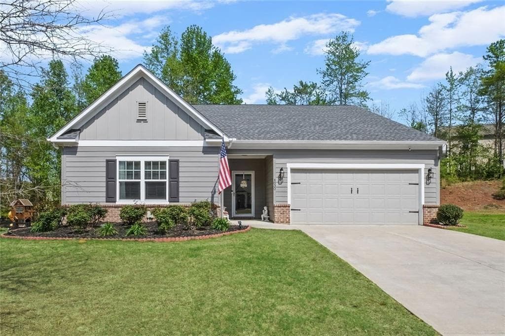 4 bedroom, 2 bathroom, 1,950 sq ft single family residence sold at 4830 Minnow Lane, Cumming, GA 30028