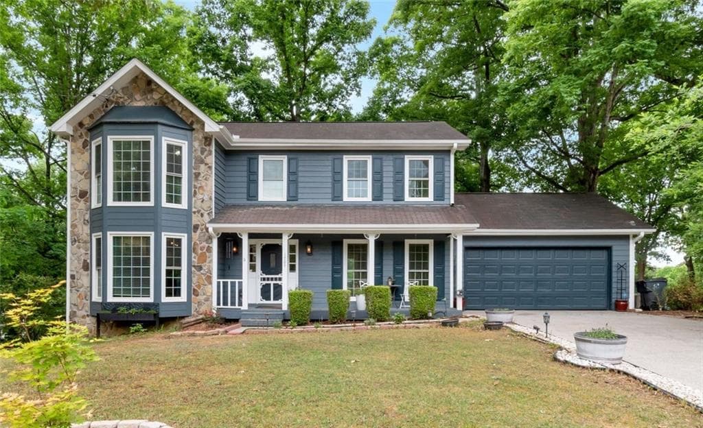 3 bedroom, 3 bathroom, 1,768 sq ft single family residence sold at 1705 Rambling Woods Drive, Lawrenceville, GA 30043