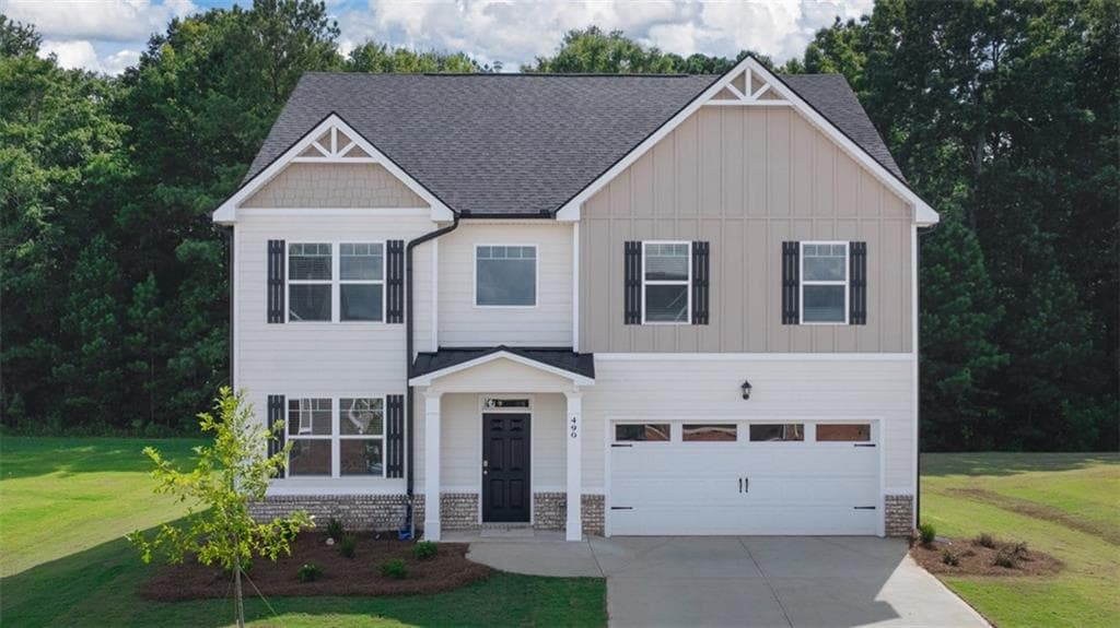 4 bedroom, 3 bathroom, 2,700 sq ft single family residence sold at 497 Abbott Road, Statham, GA 30666