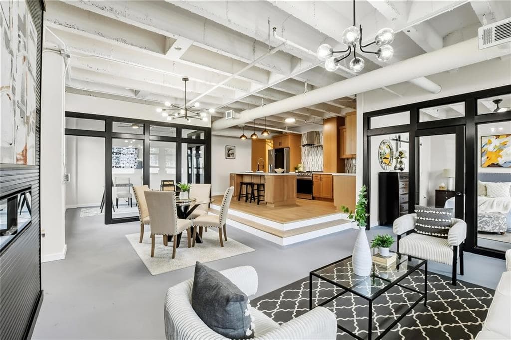 2 bedroom, 2 bathroom, 1,260 sq ft condominium for sale at 878 Peachtree Street 729, Atlanta, GA 30309