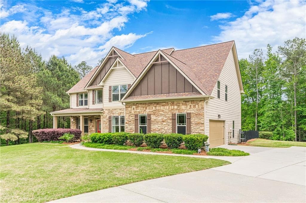 5 bedroom, 4 bathroom, 3,422 sq ft single family residence sold at 41 Madeline Way, Palmetto, GA 30268