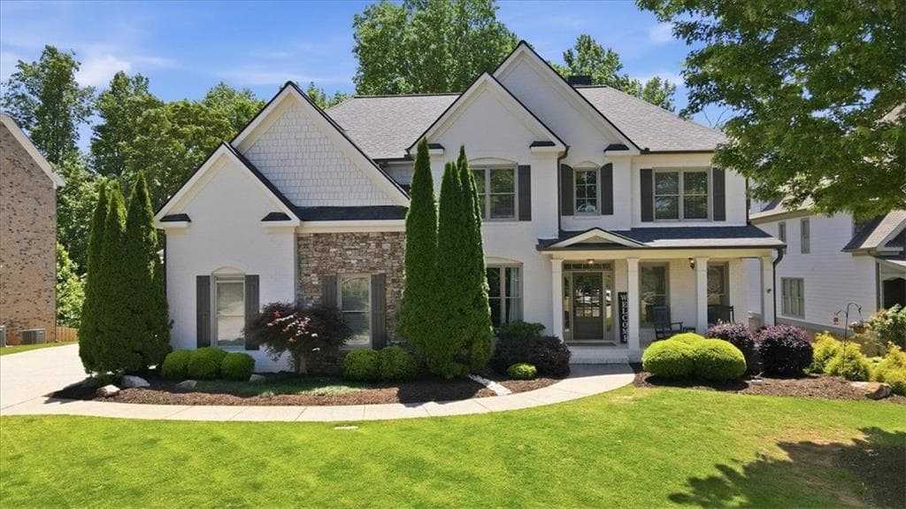 6 bedroom, 5 bathroom, 4,679 sq ft single family residence sold at 4825 Allistair Drive, Cumming, GA 30040