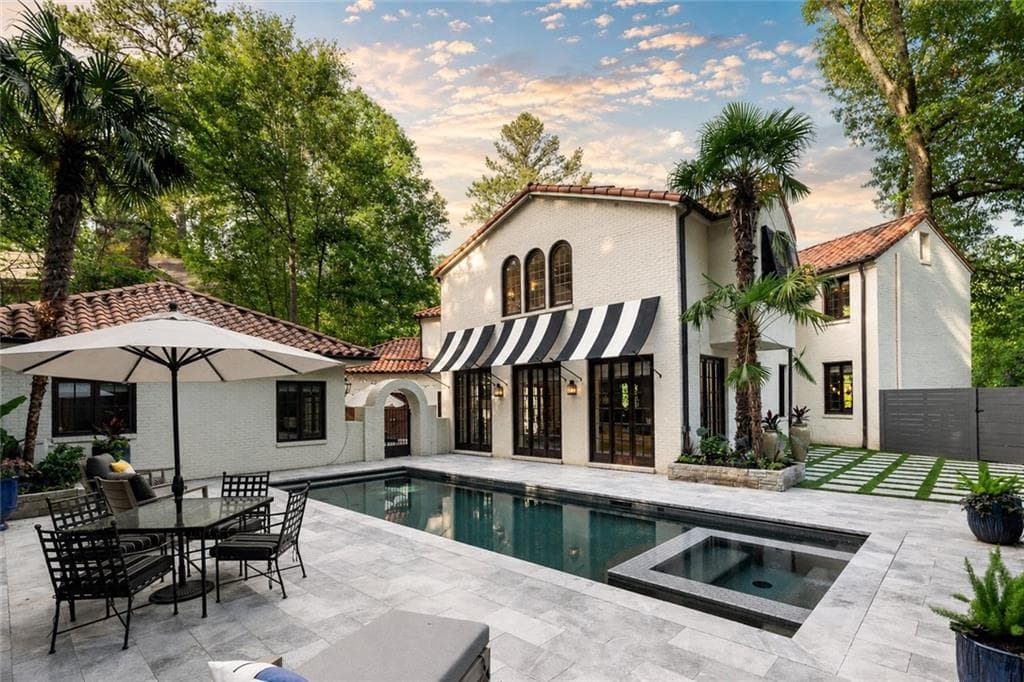 5 bedroom, 6 bathroom, 4,953 sq ft single family residence sold at 1598 W Sussex Road, Atlanta, GA 30306