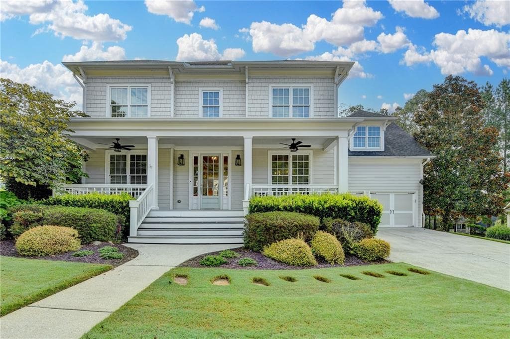 6 bedroom, 5 bathroom, 5,758 sq ft single family residence sold at 7051 Dove Point Lane, Hoschton, GA 30548