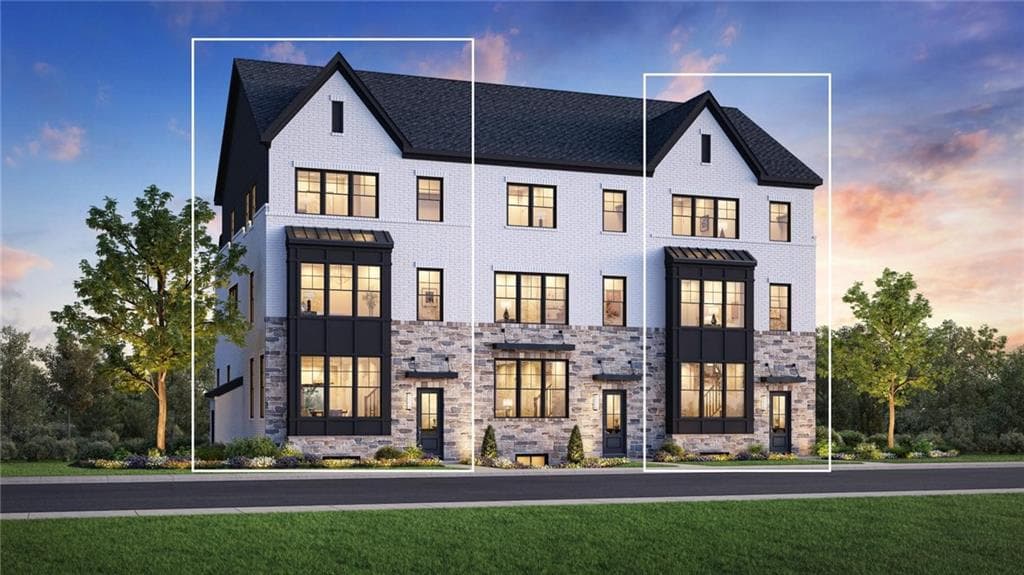 3 bedroom, 5 bathroom, 3,553 sq ft townhouse under contract at 2002 Sinclair Way, Alpharetta, GA 30009