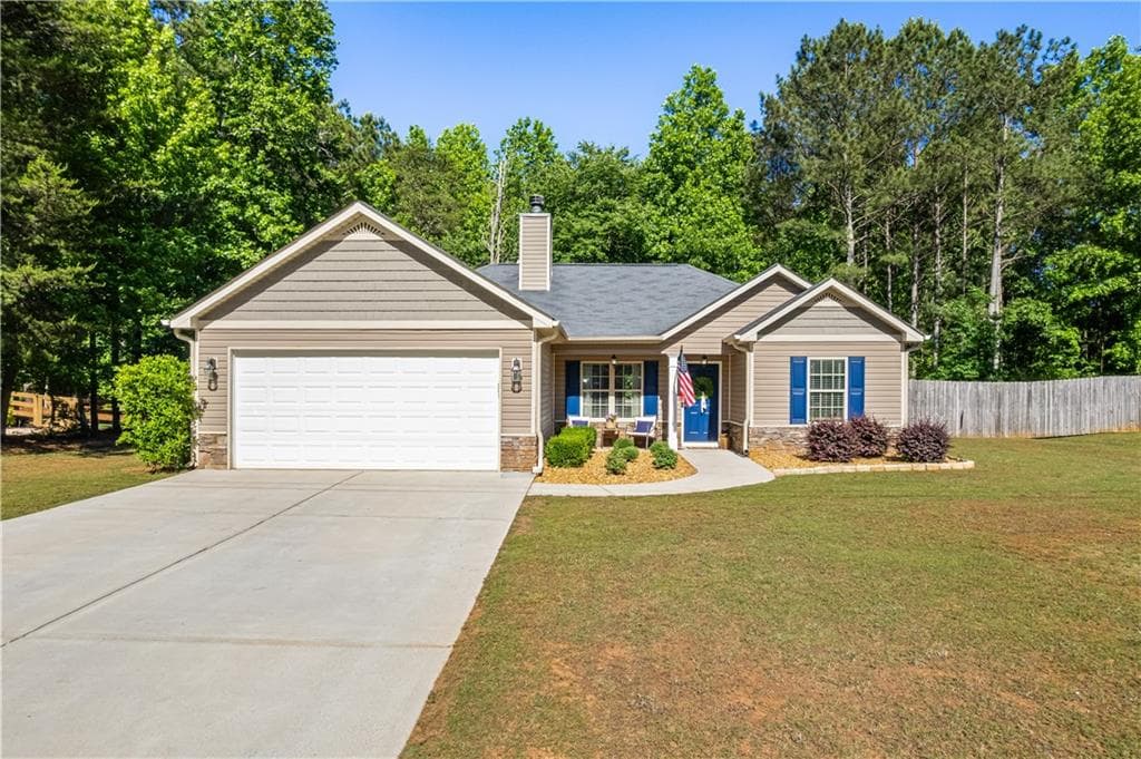 3 bedroom, 2 bathroom, 1,378 sq ft single family residence sold at 206 Jackson Farms Drive, Rockmart, GA 30153