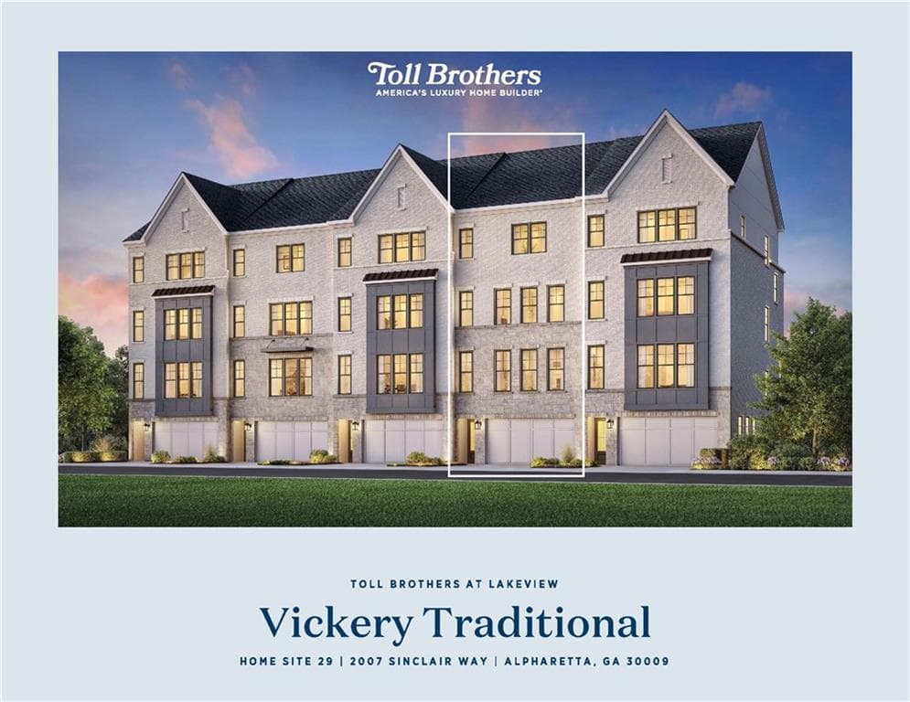 3 bedroom, 5 bathroom, 3,700 sq ft townhouse for sale at 2007 SINCLAIR Way, Alpharetta, GA 30009