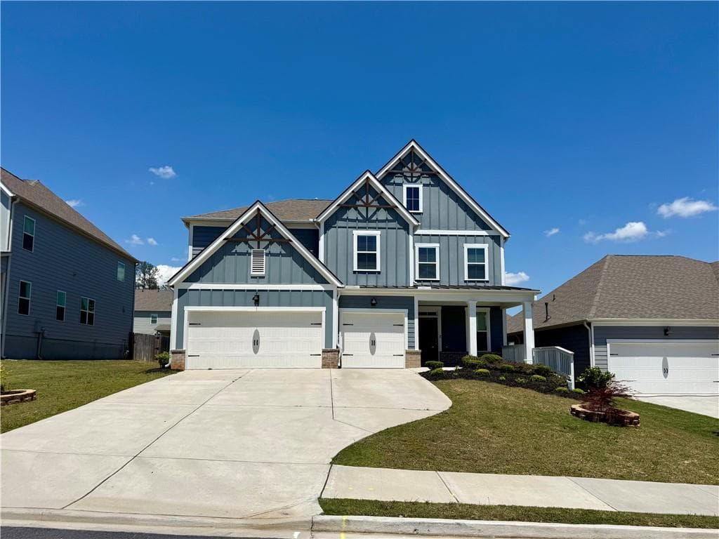 6 bedroom, 4 bathroom, 4,177 sq ft single family residence for sale at 630 Garnet Drive, Acworth, GA 30101