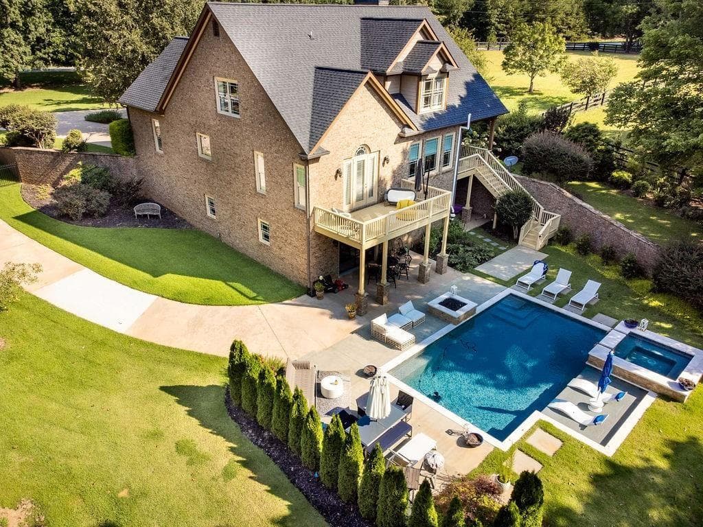 4 bedroom, 4 bathroom, 4,973 sq ft single family residence under contract at 7907 Belton Bridge Road, Lula, GA 30554