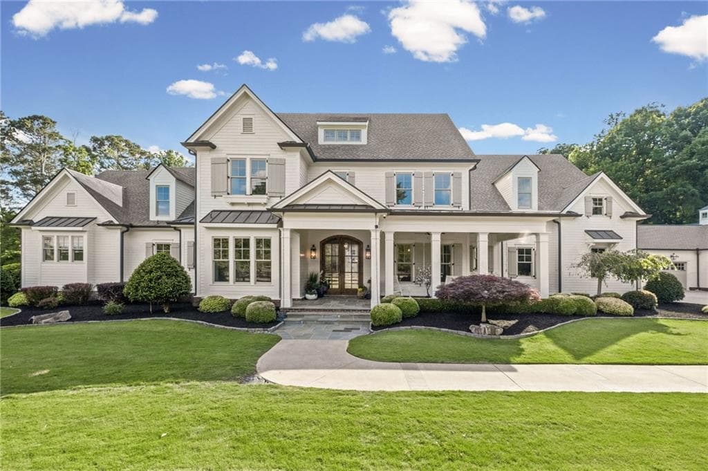 5 bedroom, 7 bathroom, 7,300 sq ft single family residence sold at 14770 Wood Road, Milton, GA 30004