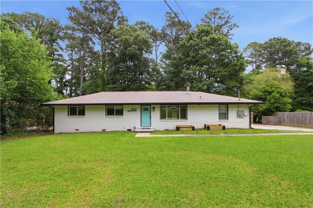 4 bedroom, 3 bathroom, 1,472 sq ft single family residence for sale at 1614 Carolyn Drive, Stone Mountain, GA 30087