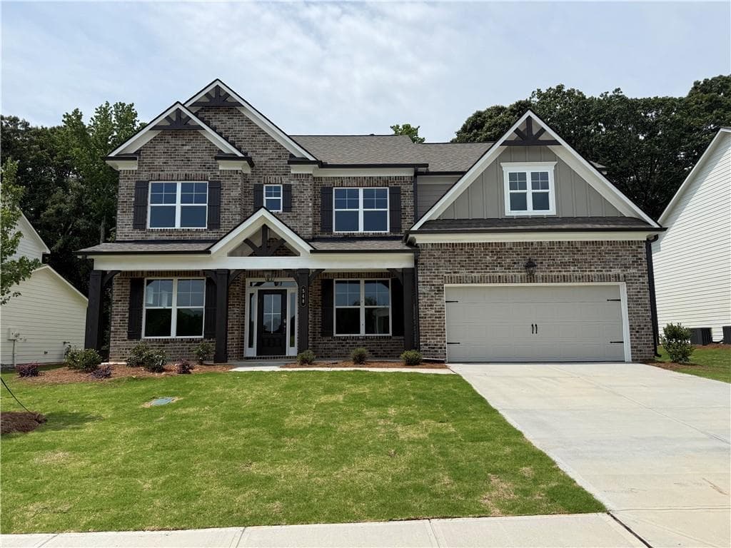 5 bedroom, 4 bathroom, 3,462 sq ft single family residence for sale at 548 Winding Rose Drive, Hoschton, GA 30548