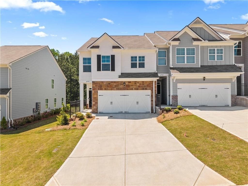3 bedroom, 3 bathroom, 1,904 sq ft townhouse for sale at 6710 Corryton Street, Flowery Branch, GA 30542
