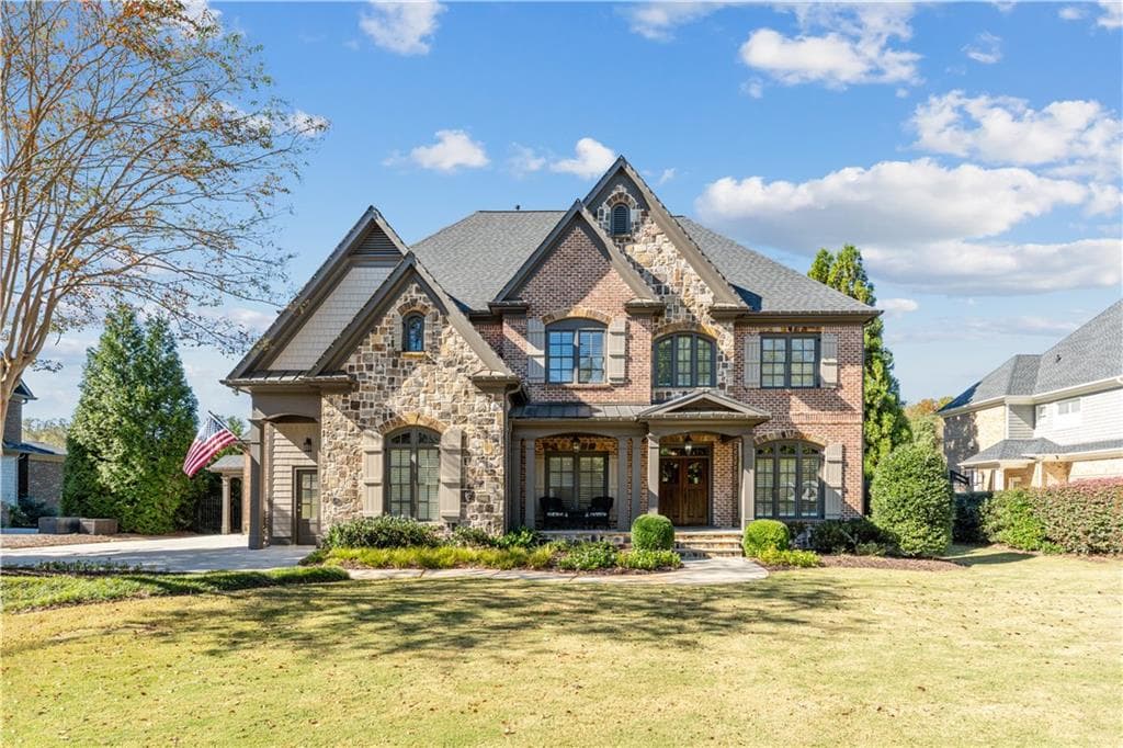 5 bedroom, 5 bathroom, 4,735 sq ft single family residence sold at 452 Meadow Watch Lane, Atlanta, GA 30350