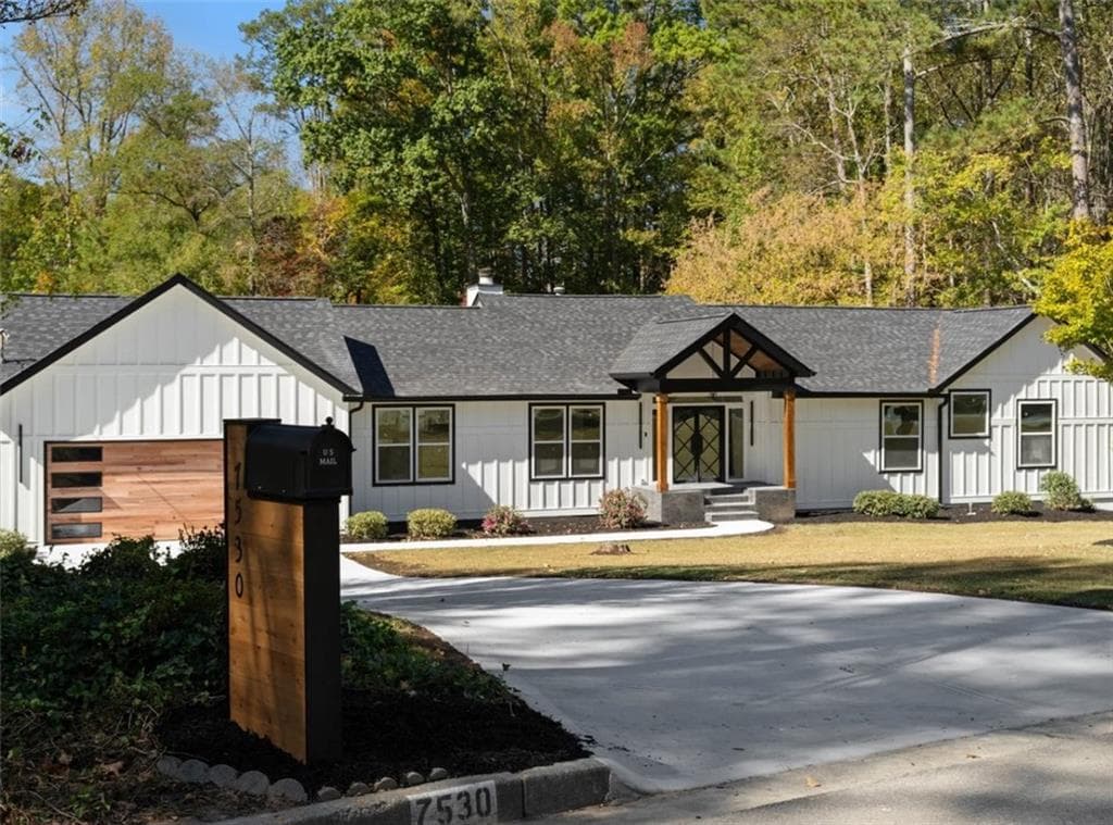 6 bedroom, 5 bathroom single family residence for rent at 7530 Spalding Lane, Atlanta, GA 30350 for $6,500 a month