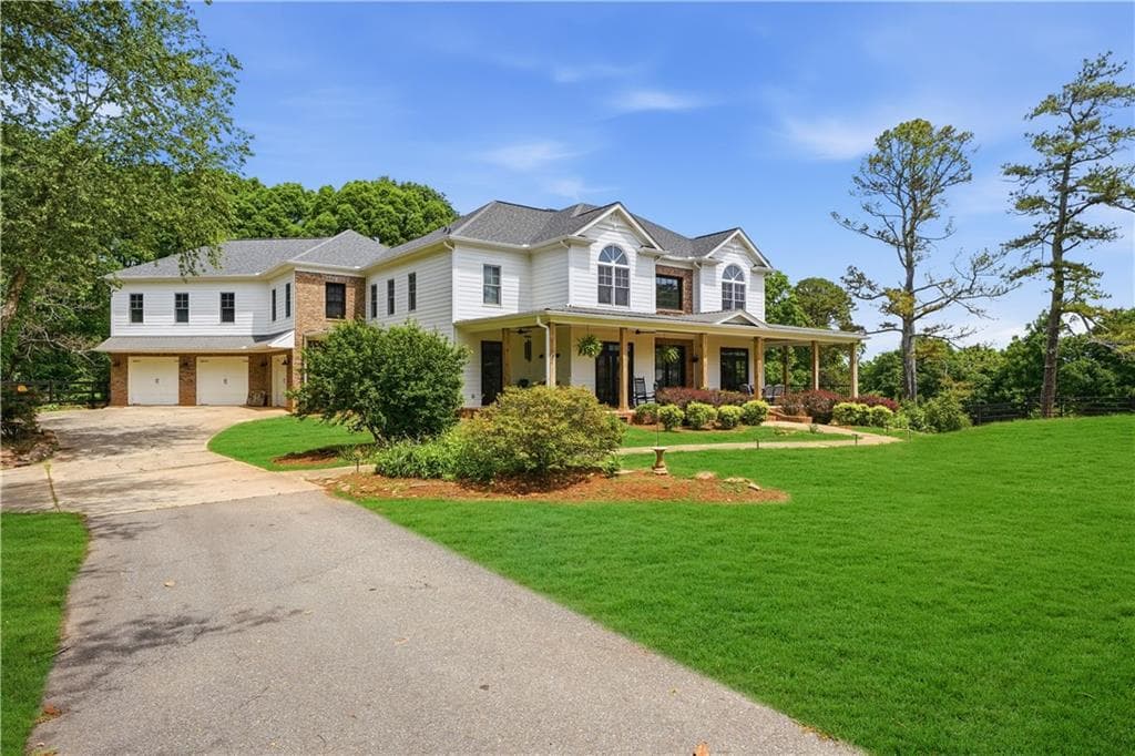 6 bedroom, 5 bathroom, 6,083 sq ft single family residence for sale at 3535 Dr Bramblett Road, Cumming, GA 30028