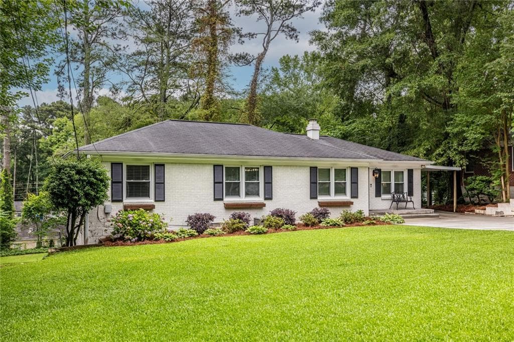 3 bedroom, 3 bathroom, 1,572 sq ft single family residence sold at 2299 Vistamont Drive, Decatur, GA 30033