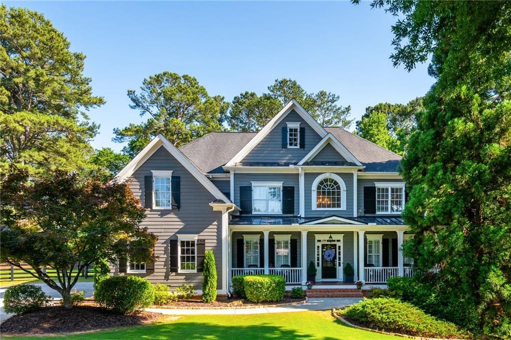 6 bedroom, 6 bathroom, 6,657 sq ft single family residence sold at 320 Sweet Gum Circle, Milton, GA 30004