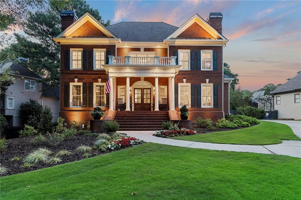 5 bedroom, 5 bathroom, 5,277 sq ft single family residence sold at 4855 Riverlake Drive, Peachtree Corners, GA 30097