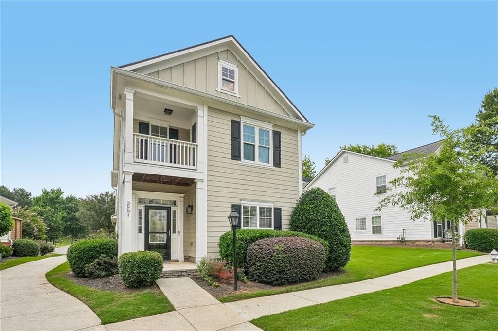 3 bedroom, 3 bathroom, 2,302 sq ft single family residence sold at 3951 Lake Pass Lane, Suwanee, GA 30024