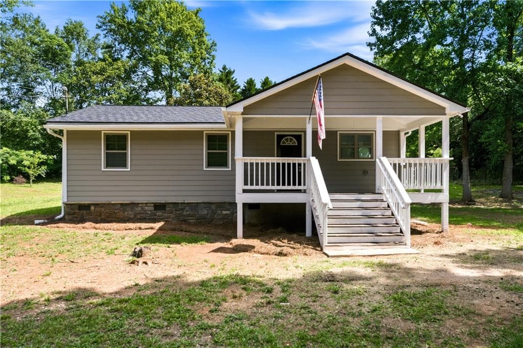 3 bedroom, 1 bathroom, 960 sq ft single family residence sold at 108 Upland Drive, Maysville, GA 30558