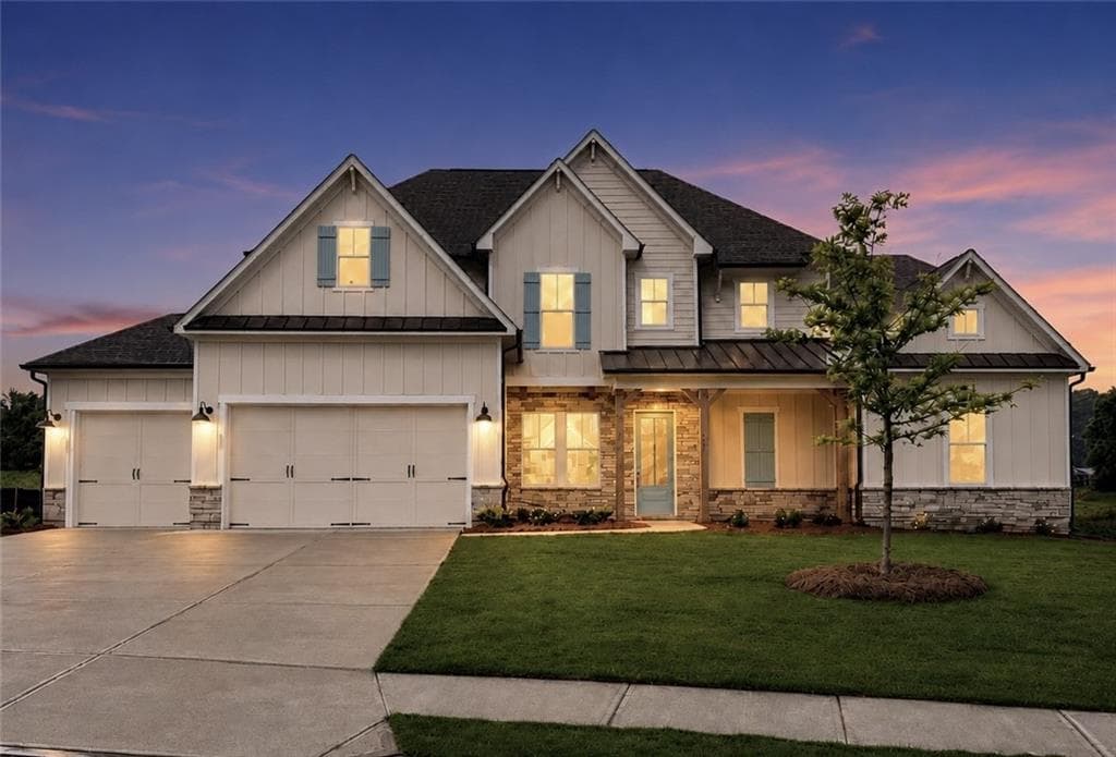 4 bedroom, 4 bathroom, 3,255 sq ft single family residence sold at 663 Crest Line Trail, Powder Springs, GA 30127