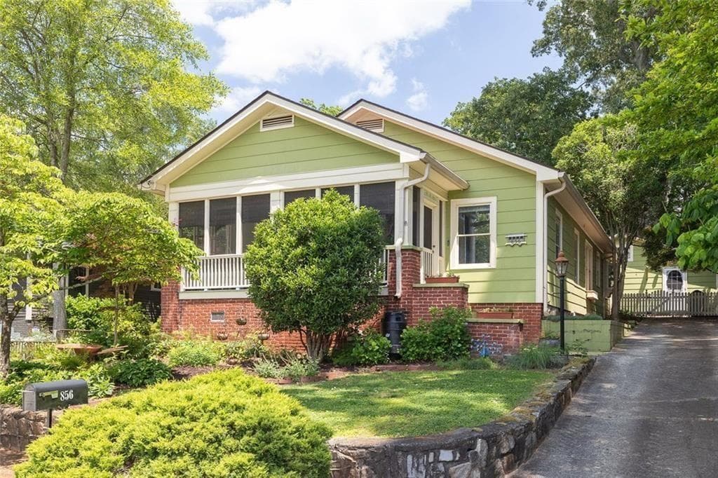 2 bedroom, 2 bathroom, 1,937 sq ft single family residence sold at 856 Woodland Avenue, Atlanta, GA 30316