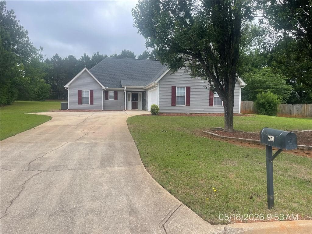 4 bedroom, 3 bathroom, 2,146 sq ft single family residence sold at 260 Rosewood Circle, Covington, GA 30016