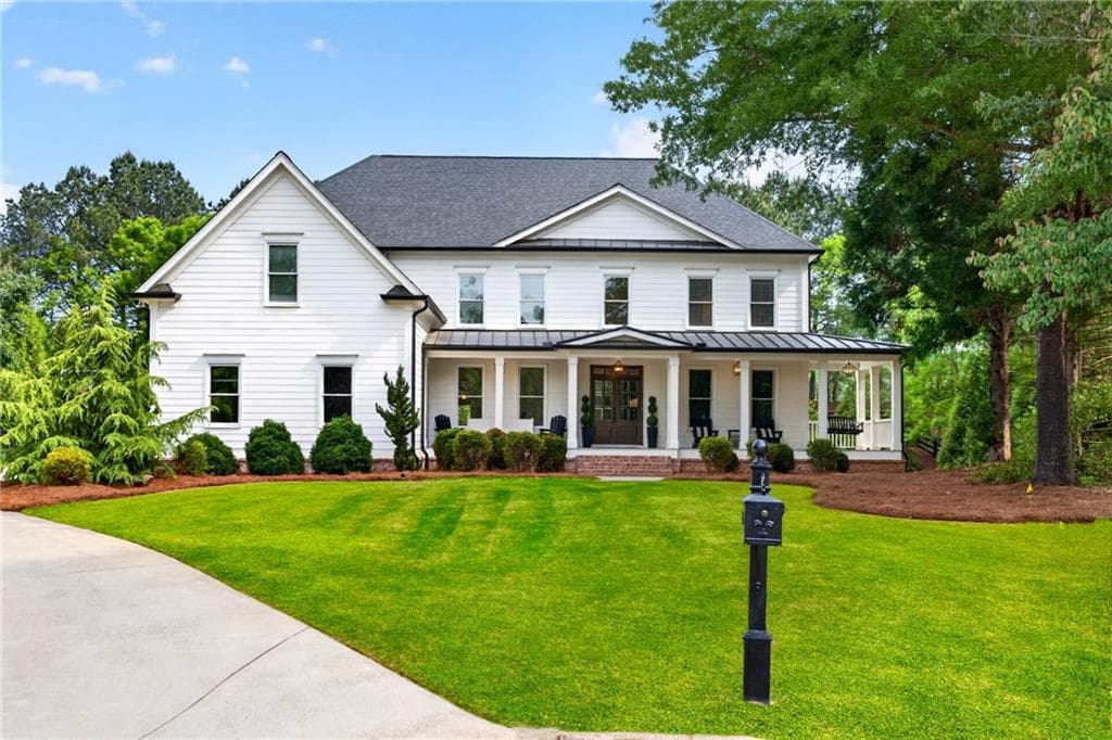 6 bedroom, 6 bathroom, 6,611 sq ft single family residence for sale at 130 Providence Oaks Pointe, Milton, GA 30004