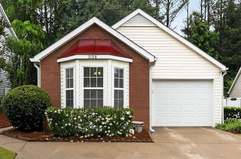 2 bedroom, 2 bathroom, 988 sq ft single family residence sold at 1158 Britley Park Lane, Woodstock, GA 30189