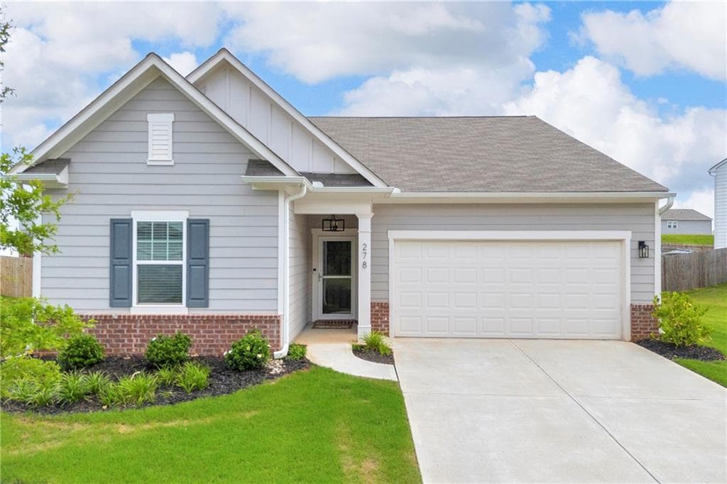 3 bedroom, 2 bathroom, 1,768 sq ft single family residence sold at 278 Bentwater Way, Hoschton, GA 30548