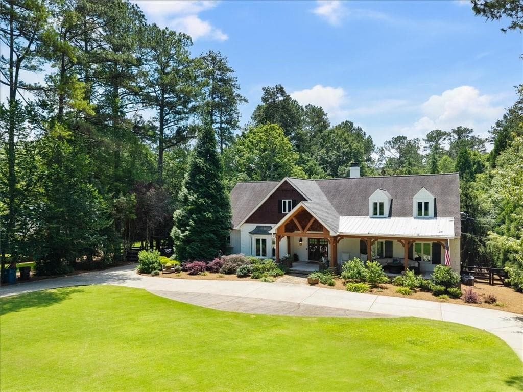 6 bedroom, 6 bathroom, 6,645 sq ft single family residence sold at 145 Pruitt Drive, Alpharetta, GA 30004