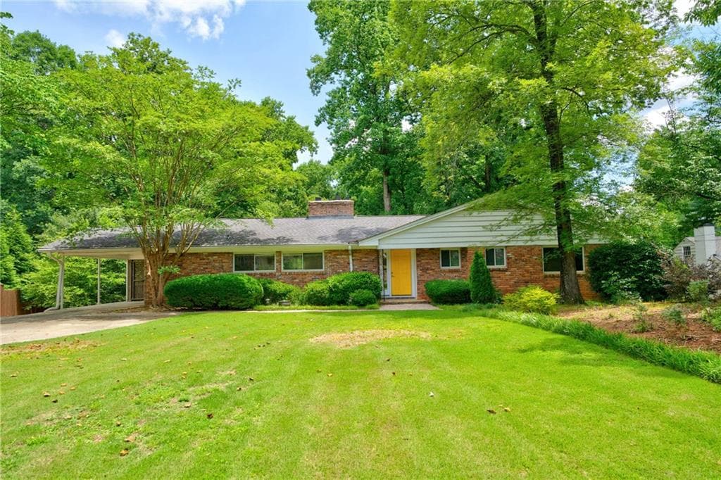 4 bedroom, 3 bathroom, 2,723 sq ft single family residence sold at 6311 Hunting Creek Road, Atlanta, GA 30328