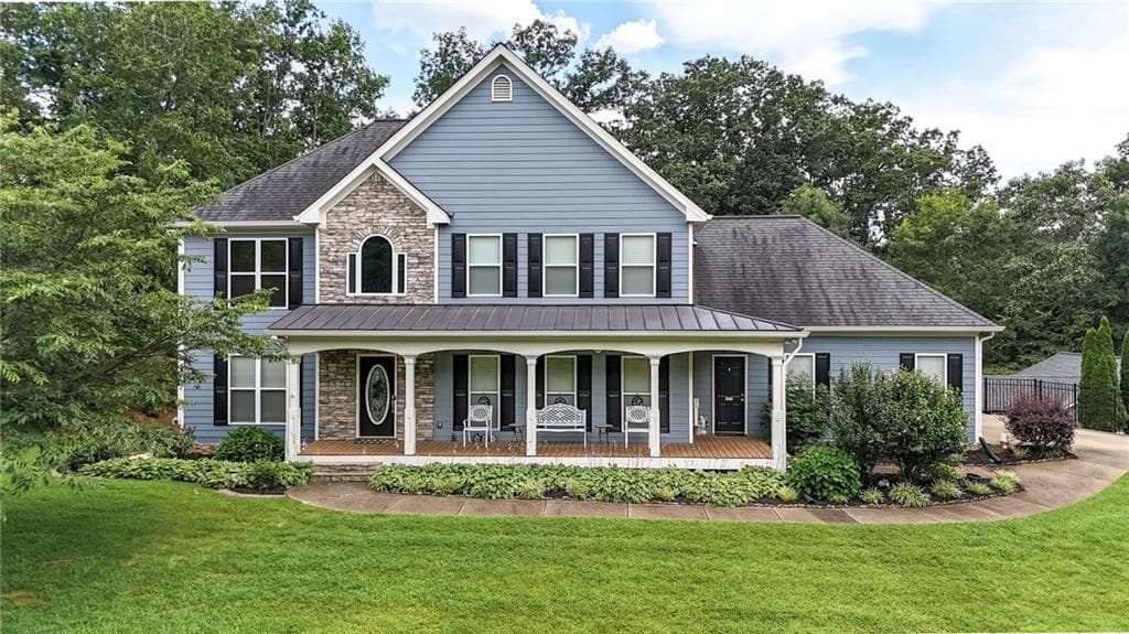 5 bedroom, 4 bathroom, 3,771 sq ft single family residence for sale at 114 Hardwood Lane, Canton, GA 30115